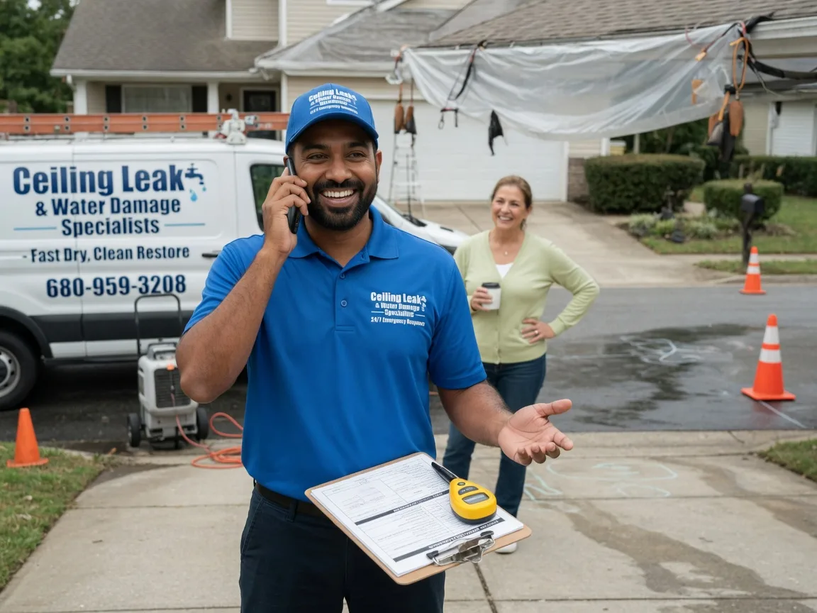 Ceiling Leak Cleanup Monroe, LA FAQs
